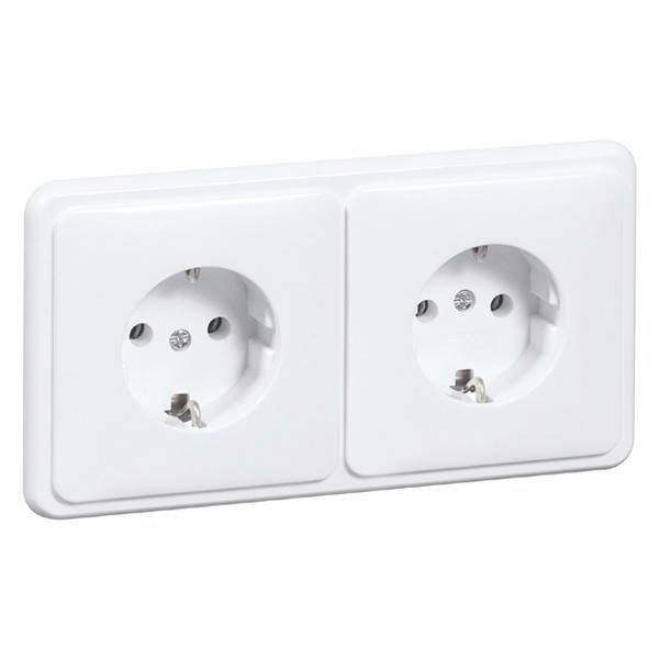 PEHA by Honeywell 490221 Wandcontactdoos Compleet 1-voudig Wit 1 stuk(s)