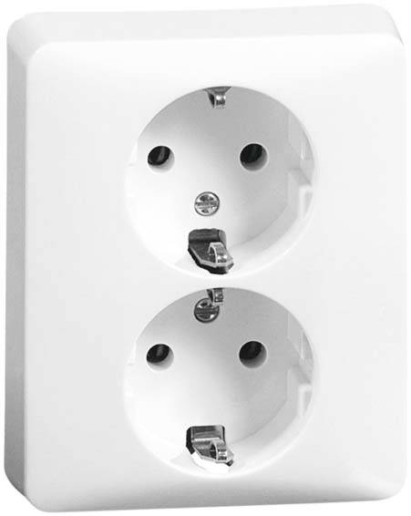 PEHA by Honeywell 482921 Wandcontactdoos Compleet 1-voudig Wit 1 stuk(s)