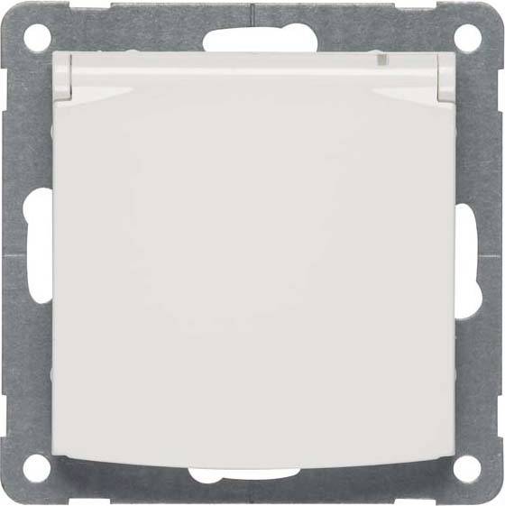 PEHA by Honeywell 318531 Wandcontactdoos Inzetstuk 1-voudig Aluminium 1 stuk(s)