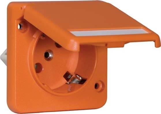 PEHA by Honeywell 636611 Wandcontactdoos Inzetstuk 1-voudig Oranje 1 stuk(s)