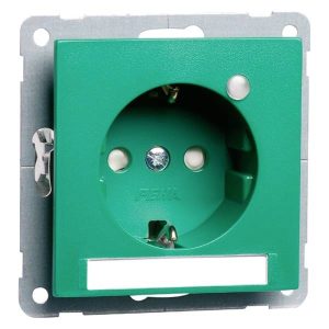 PEHA by Honeywell 17711 Wandcontactdoos Inzetstuk 1-voudig Groen 1 stuk(s) PEHA by Honeywell 17711 Wandcontactdoos Inzetstuk 1-voudig Groen 1 stuk(s)