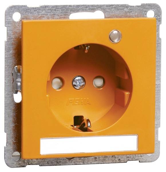 PEHA by Honeywell 18711 Wandcontactdoos Inzetstuk 1-voudig Oranje 1 stuk(s)