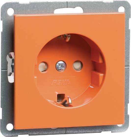 PEHA by Honeywell 18821 Wandcontactdoos Inzetstuk 1-voudig Oranje 1 stuk(s)