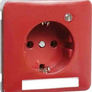 PEHA by Honeywell 786321 Wandcontactdoos Inzetstuk 1-voudig Rood 1 stuk(s)