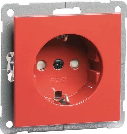 PEHA by Honeywell 19021 Wandcontactdoos Inzetstuk 1-voudig Rood 1 stuk(s)