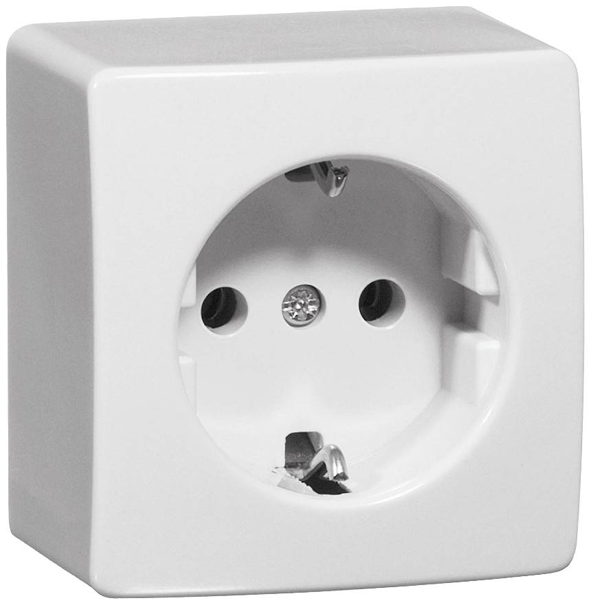 PEHA by Honeywell 480121 Wandcontactdoos Compleet 1-voudig Wit 1 stuk(s)