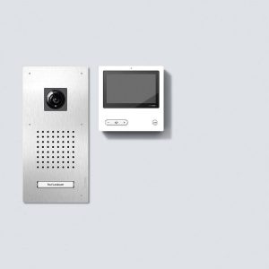Siedle SET CLVP850-1-01 E/W Deurintercom Zilver, Wit Siedle SET CLVP850-1-01 E/W Deurintercom Zilver, Wit