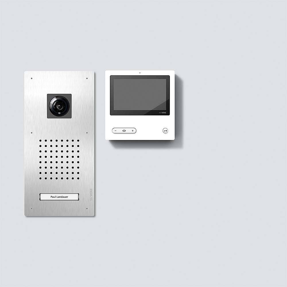 Siedle SET CLVP850-1-01 E/W Deurintercom Zilver, Wit