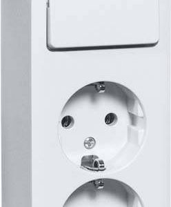 PEHA by Honeywell 276621 Schakel-/stopcontact combinatie Compleet Wit 1 stuk(s)