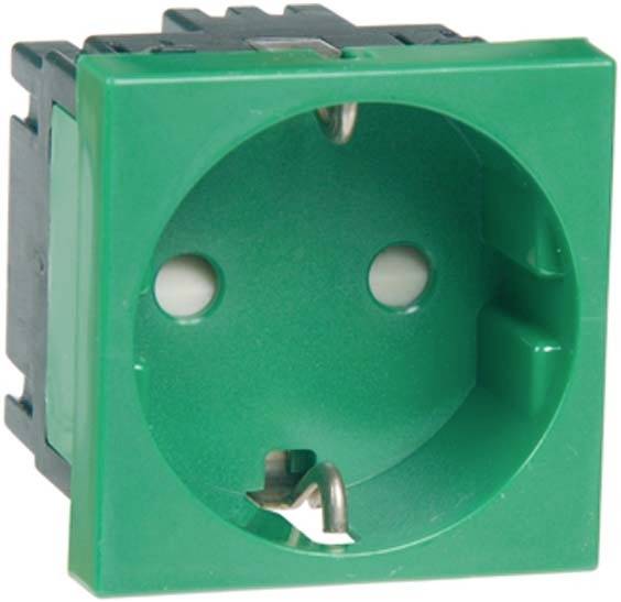 PEHA by Honeywell 518311 Wandcontactdoos Inzetstuk 1-voudig Groen 1 stuk(s)