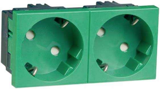 PEHA by Honeywell 518511 Wandcontactdoos Inzetstuk 1-voudig Groen 1 stuk(s)