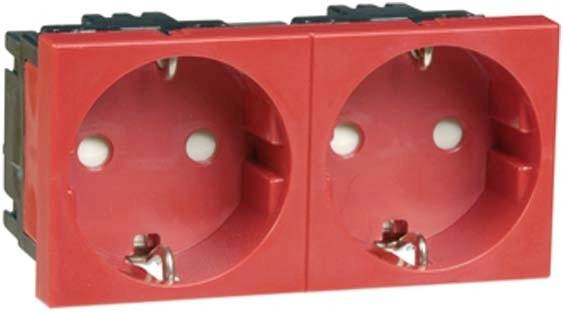 PEHA by Honeywell 402711 Wandcontactdoos Inzetstuk 1-voudig Rood 1 stuk(s)