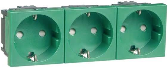 PEHA by Honeywell 518411 Wandcontactdoos Inzetstuk 1-voudig Groen 1 stuk(s)