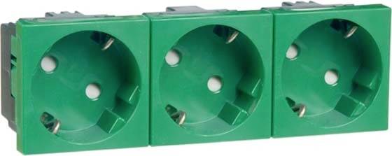PEHA by Honeywell 518611 Wandcontactdoos Inzetstuk 1-voudig Groen 1 stuk(s)