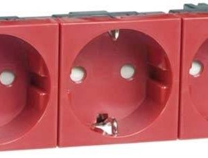 PEHA by Honeywell 403711 Wandcontactdoos Inzetstuk 1-voudig Rood 1 stuk(s) PEHA by Honeywell 403711 Wandcontactdoos Inzetstuk 1-voudig Rood 1 stuk(s)