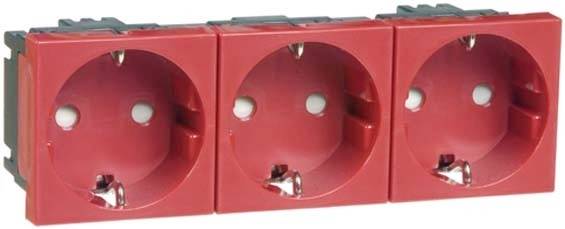 PEHA by Honeywell 403711 Wandcontactdoos Inzetstuk 1-voudig Rood 1 stuk(s)