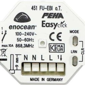 PEHA by Honeywell 364316 Draadloze ontvanger Inzetstuk Wit 1 stuk(s) PEHA by Honeywell 364316 Draadloze ontvanger Inzetstuk Wit 1 stuk(s)