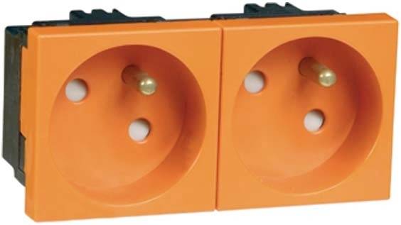 PEHA by Honeywell 407041 Wandcontactdoos Inzetstuk Oranje 1 stuk(s)