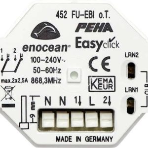 PEHA by Honeywell 364336 Draadloze ontvanger Inzetstuk Wit 1 stuk(s) PEHA by Honeywell 364336 Draadloze ontvanger Inzetstuk Wit 1 stuk(s)