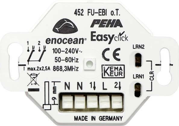 PEHA by Honeywell 364336 Draadloze ontvanger Inzetstuk Wit 1 stuk(s)