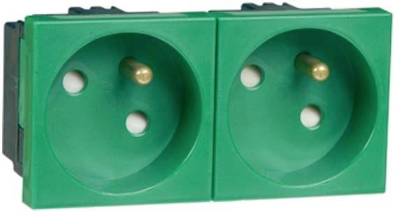 PEHA by Honeywell 407341 Wandcontactdoos Inzetstuk Groen 1 stuk(s)