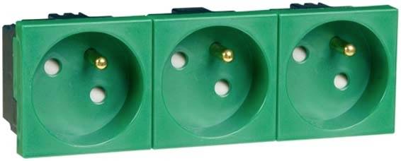 PEHA by Honeywell 405841 Wandcontactdoos Inzetstuk Groen 1 stuk(s)