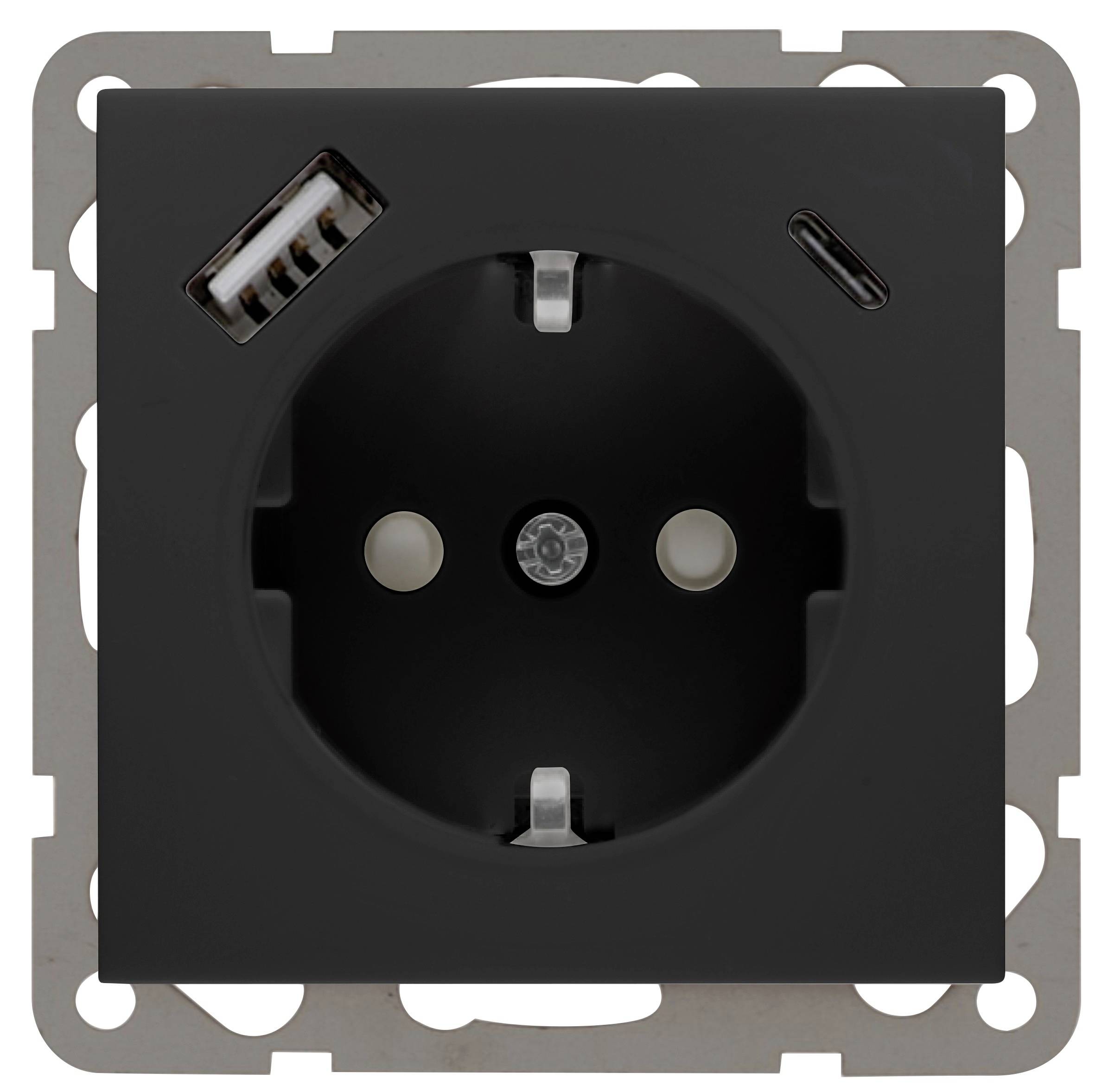 PEHA by Honeywell 34462 Wandcontactdoos met USB Inzetstuk Wit 1 stuk(s)