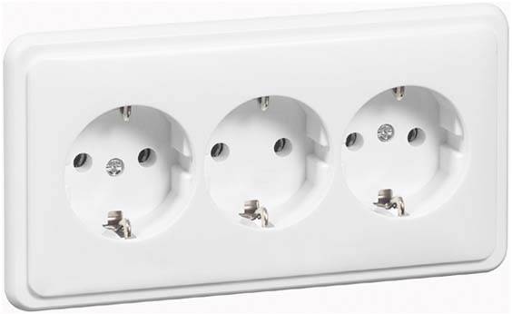 PEHA by Honeywell 496311 Wandcontactdoos Compleet 1-voudig Zuiver wit 1 stuk(s)