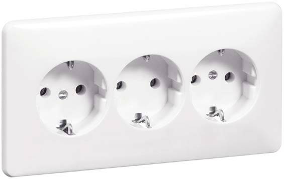 PEHA by Honeywell 498211 Wandcontactdoos Compleet 1-voudig Wit 1 stuk(s)
