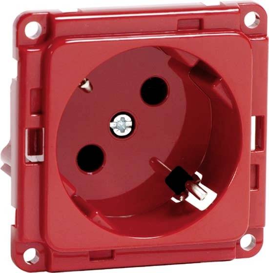 PEHA by Honeywell 248911 Wandcontactdoos Inzetstuk 1-voudig Rood 1 stuk(s)