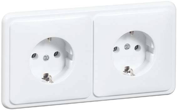 PEHA by Honeywell 495911 Wandcontactdoos Compleet 1-voudig Wit 1 stuk(s)