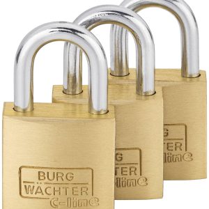 Burg Wächter 29921 Hangslot 20 mm Gelijksluitend Messing Sleutelslot