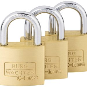 Burg Wächter 29941 Hangslot 40.00 mm Gelijksluitend Messing Sleutelslot