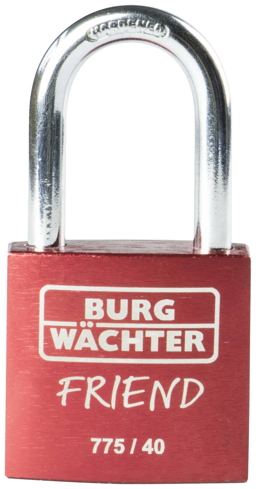 Burg Wächter 39431 Hangslot 40.00 mm Verschillend sluitend Rood Sleutelslot