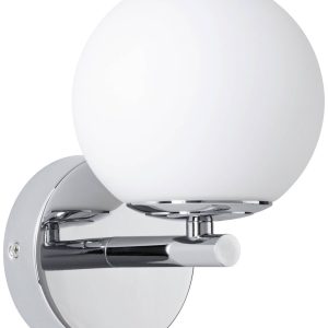 Paulmann Gove 71067 LED-wandlamp 5 W LED Chroom, Satijn Paulmann Gove 71067 LED-wandlamp 5 W LED Chroom, Satijn