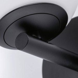 Paulmann Gove 71074 LED-wandlamp 5 W LED Zwart (mat), Satijn Paulmann Gove 71074 LED-wandlamp 5 W LED Zwart (mat), Satijn