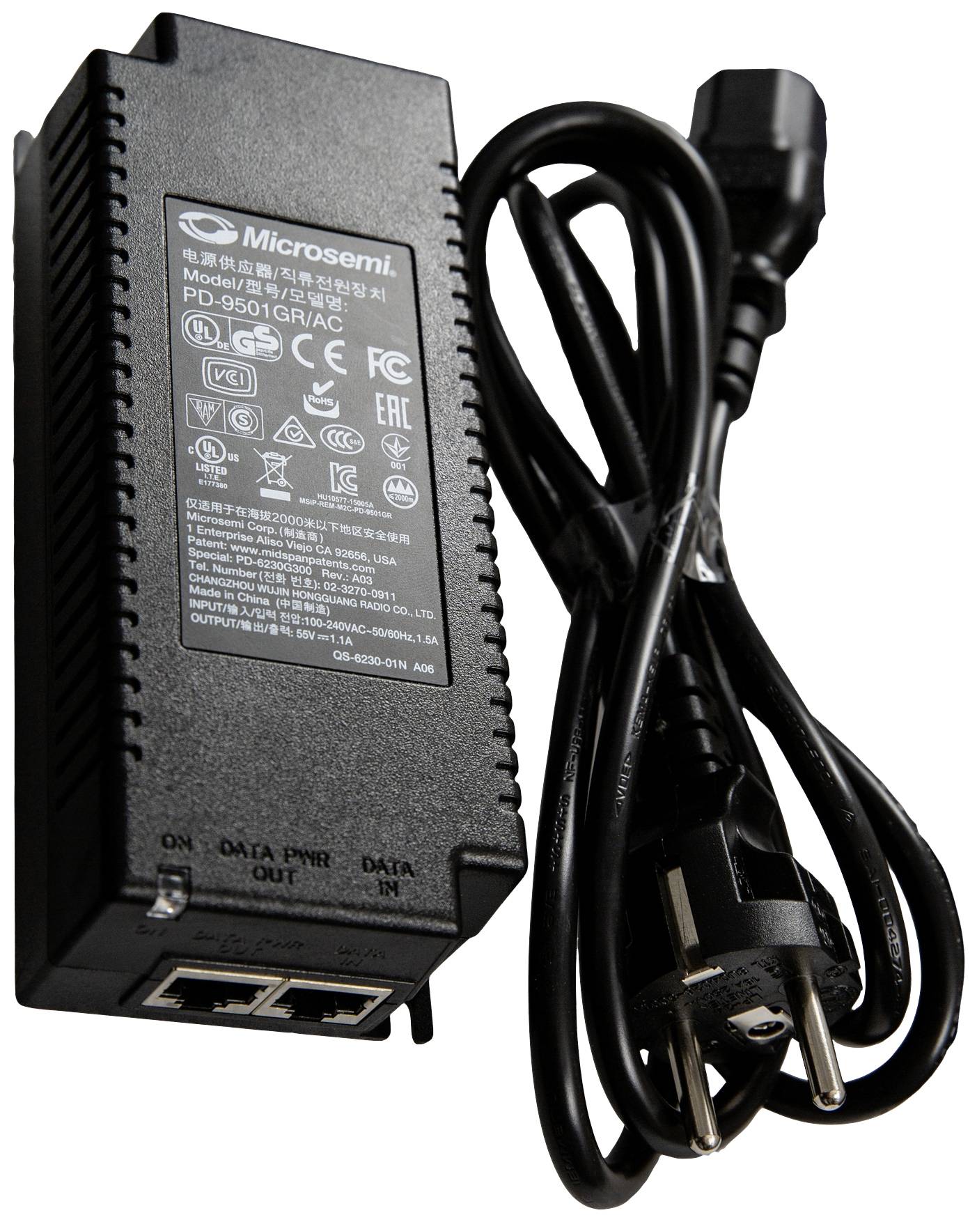 Mobotix UPoE-injector Mx-NPA-UPoE1A-60W Mx-NPA-UPoE1A-60W