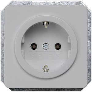 Siemens 5UB1467 Wandcontactdoos Delta Zilver Schakelmateriaal 1 stuk(s) Siemens 5UB1467 Wandcontactdoos Delta Zilver Schakelmateriaal 1 stuk(s)