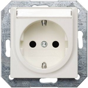 Siemens 5UB1552 Wandcontactdoos Delta Crème-wit Schakelmateriaal 1 stuk(s) Siemens 5UB1552 Wandcontactdoos Delta Crème-wit Schakelmateriaal 1 stuk(s)