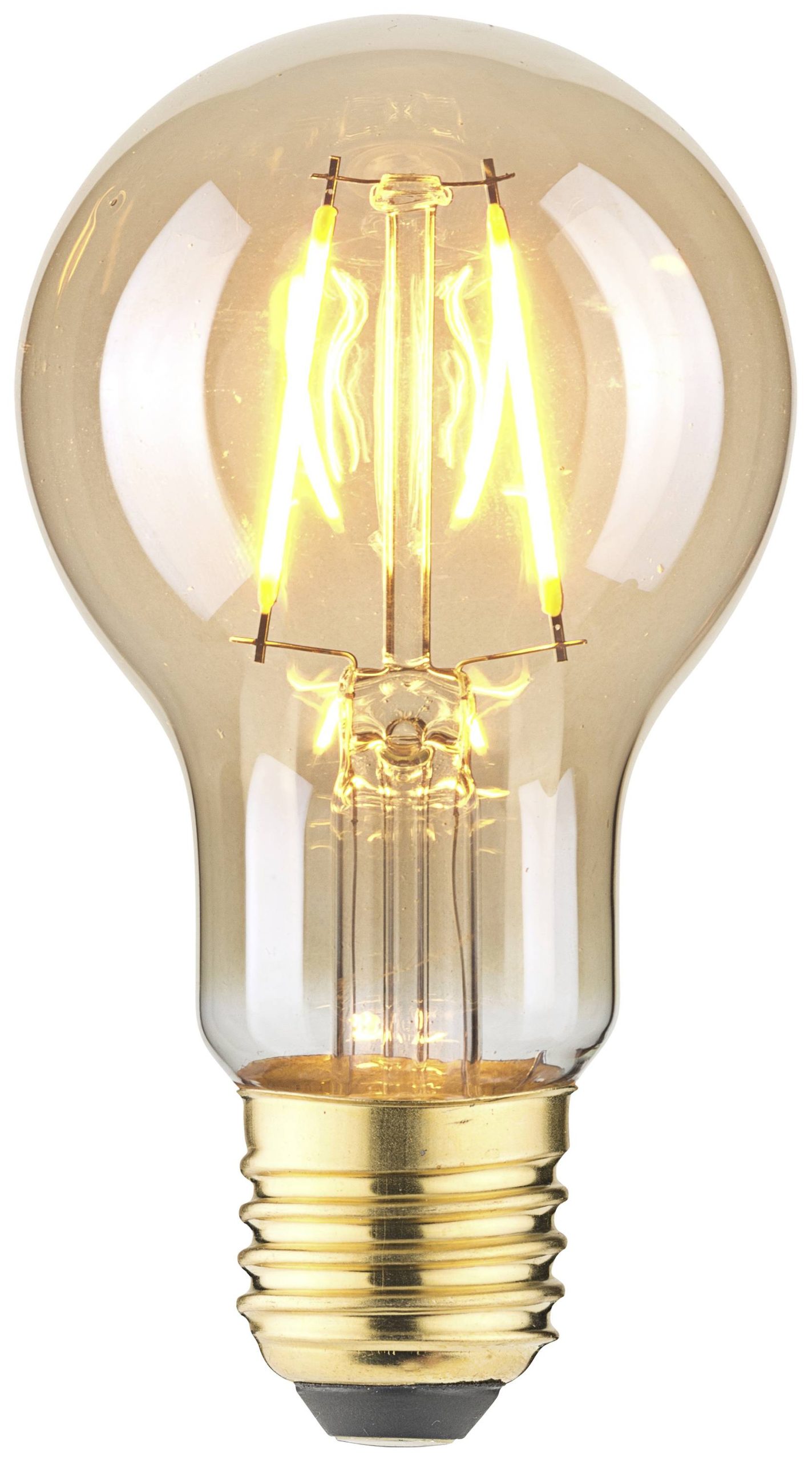 LightMe LM85055 LED-lamp E27 Peer 2.5 W Barnsteen (Ø x l) 60 mm x 108 mm 1 stuk(s)