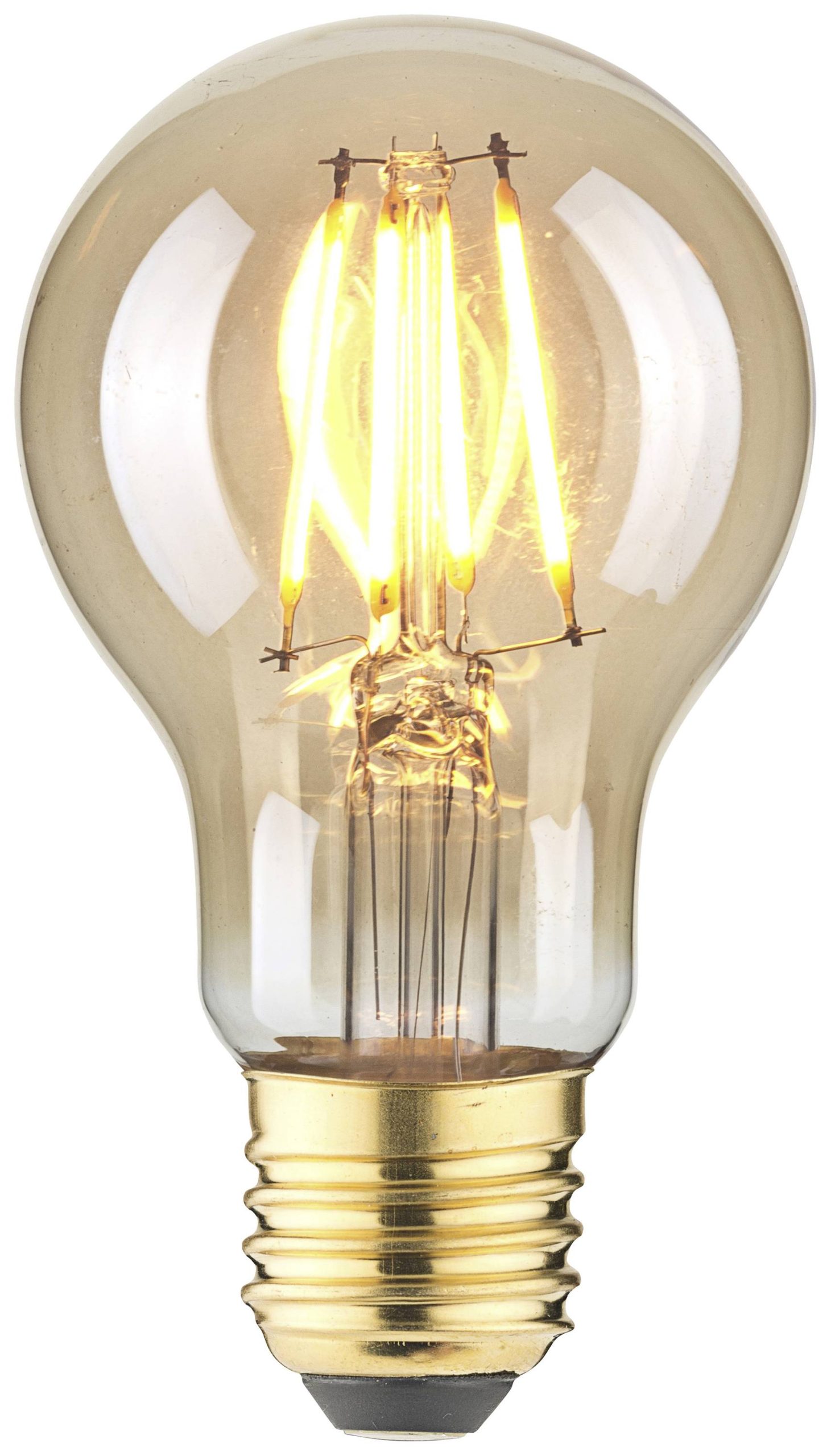 LightMe LM85056 LED-lamp E27 Peer 4.5 W Barnsteen (Ø x l) 60 mm x 108 mm 1 stuk(s)