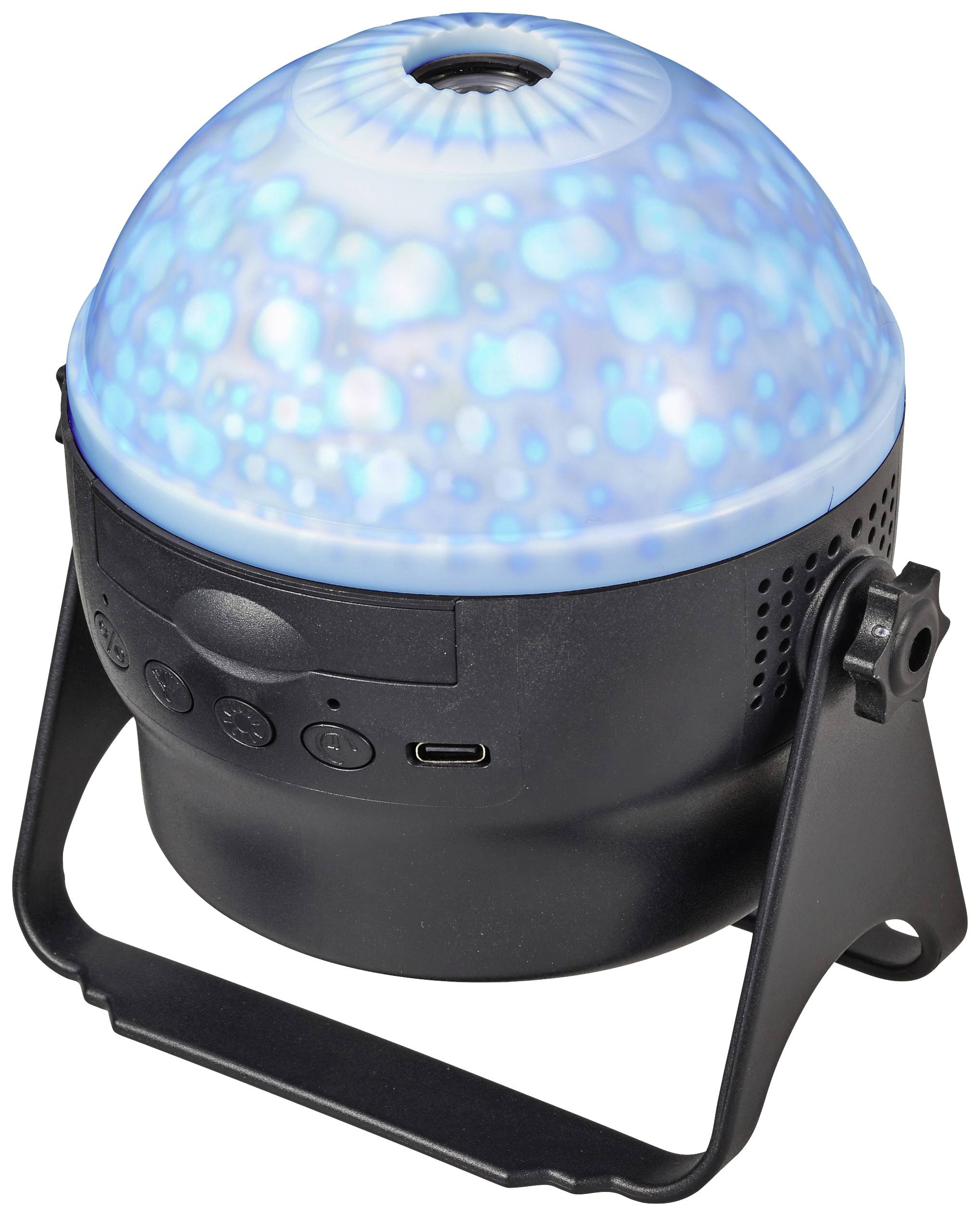 WS-MS5W02D LED-tafelprojector Galaxy LED RGB Zwart