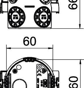 OBO Bettermann 2003712 Apparaatdoos Halogeenvrij (Ø x d) 60 mm x 66 mm 250 stuk(s) OBO Bettermann 2003712 Apparaatdoos Halogeenvrij (Ø x d) 60 mm x 66 mm 250 stuk(s)
