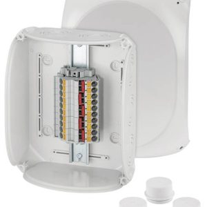 Hensel 62000421 Aftakdoos Met schroefklemmen, Halogeenvrij (l x b) 255 mm x 205 mm 2 stuk(s) Hensel 62000421 Aftakdoos Met schroefklemmen, Halogeenvrij (l x b) 255 mm x 205 mm 2 stuk(s)