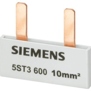 Siemens 5ST3604 Male verzamelrail, 10 mm2 aansluiting: 6x (1-fasig+HS/FS) contactveilig Penverzamelrail 10 stuk(s) Siemens 5ST3604 Male verzamelrail, 10 mm2 aansluiting: 6x (1-fasig+HS/FS) contactveilig Penverzamelrail 10 stuk(s)