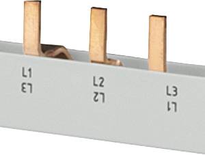 Siemens 5ST3646 Male verzamelrail, 16 mm2 aansluiting: 2x (3-fasig+HS/FS) contactveilig Penverzamelrail 10 stuk(s)