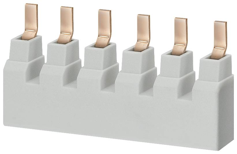 Siemens 5ST36630HG Male verzamelrail, 16 mm2 aansluiting: 6x 1-fasig conform UL 489,480Y/277V voor LS Penverzamelrail 10