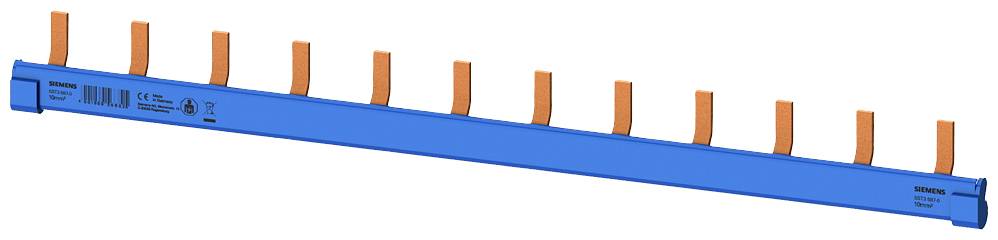 Siemens 5ST36870 Pensa.rail compact, 10 mm2 N (kleur blauw) 12x LS 1/N 1 te contactbestendig Penverzamelrail 1 stuk(s)