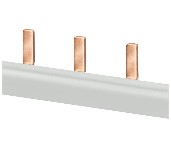 Siemens 5ST3760 Male verzamelrail, 1-fasig 10 mm2, 13 pennen, isolatie grijs Penverzamelrail 10 stuk(s)
