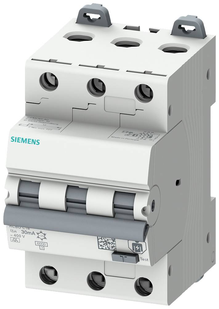 Siemens 5SU16366FP06 Aardlekschakelaar/zekeringautomaat